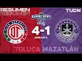 Resumen y goles | Toluca 4-1 Mazatlán | Torneo Guard1anes 2021 BBVA MX - J5 | TUDN