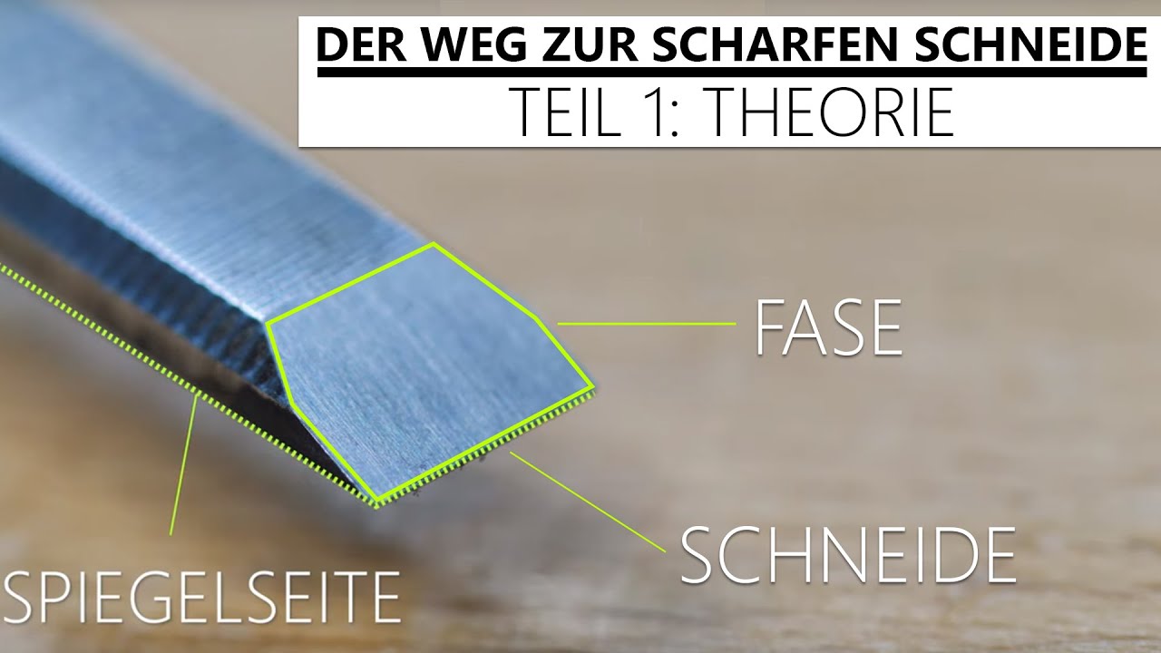 New Update Stecheisen und Hobeleisen schleifen für Einsteiger - Theorie Teil 1