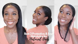 The BEST 3 Protective Hairstyles for Natural Hair Growth | Jamila Nia by Jamila Nia 27,087 views 2 years ago 13 minutes, 15 seconds