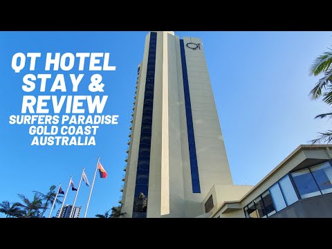 Video: Vibrant QT Gold Coast Hotel În Australia's Surfers Paradise