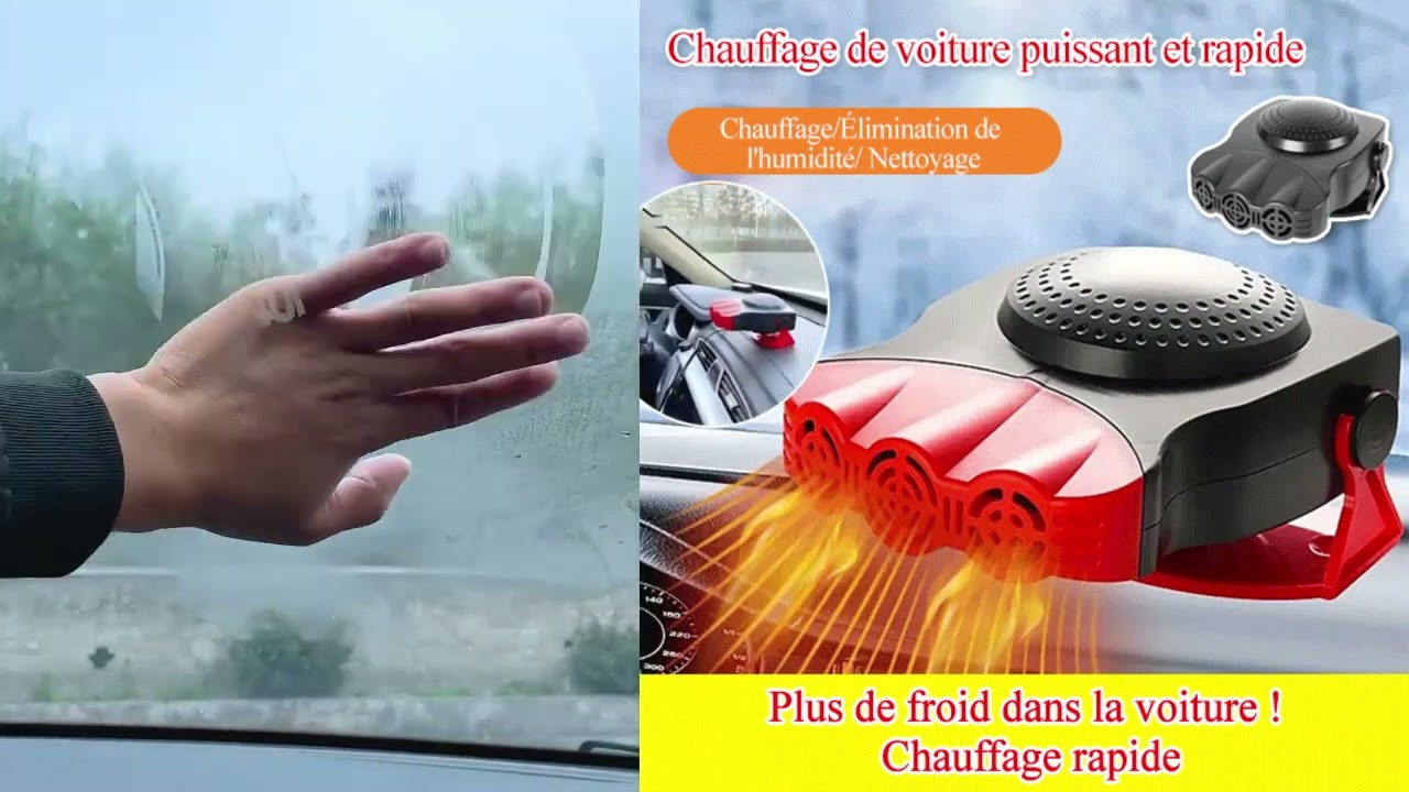 Chauffage d'appoint puissant pour voiture 