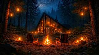 🔥 ASMR Fire Sounds in the Forest | Pure Campfire Sounds for Relaxation &amp; Deep Sleep