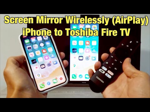 Video: Vai varu parādīt iPhone spoguļattēlu uz Toshiba TV?