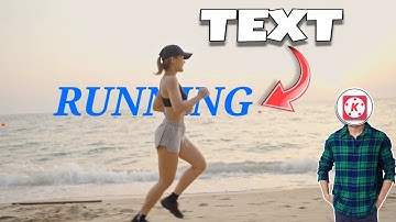 ADD TEXT BEHIND The Person Video Editing In KINEMASTER (2024)
