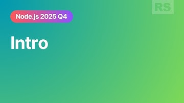 [Node.js 2025 Q4]  Course intro