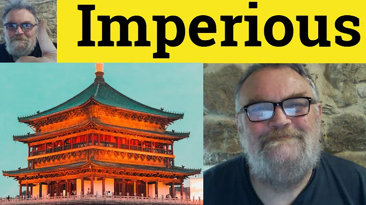 😎 Imperious Meaning - Imperiously Examples Imperiousness Defined Imperious Imperiously Imperiousness