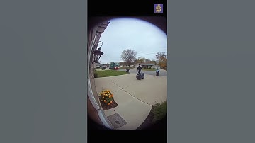 Man Chases Garbage Truck to Retrieve His Trash Bin (Caught on Ring Camera)
