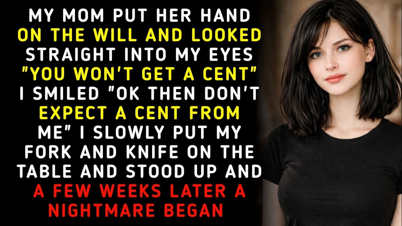 With Her Hand Resting On The Inheritance Papers, My Mother Locked Eyes With Me And Said, ‘Not One...