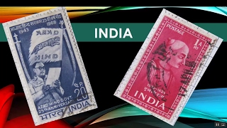Old Indian stamps collection - #stampsworld