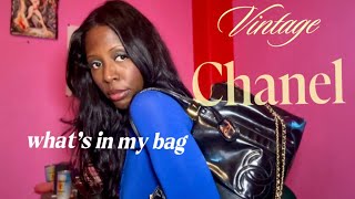 what’s in my bag- vintage 1994 Chanel