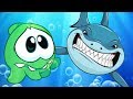 हिंदी Om Nom Stories | SHARK V/S Om Nom | Cartoon for Kids | Om Nom Hindi