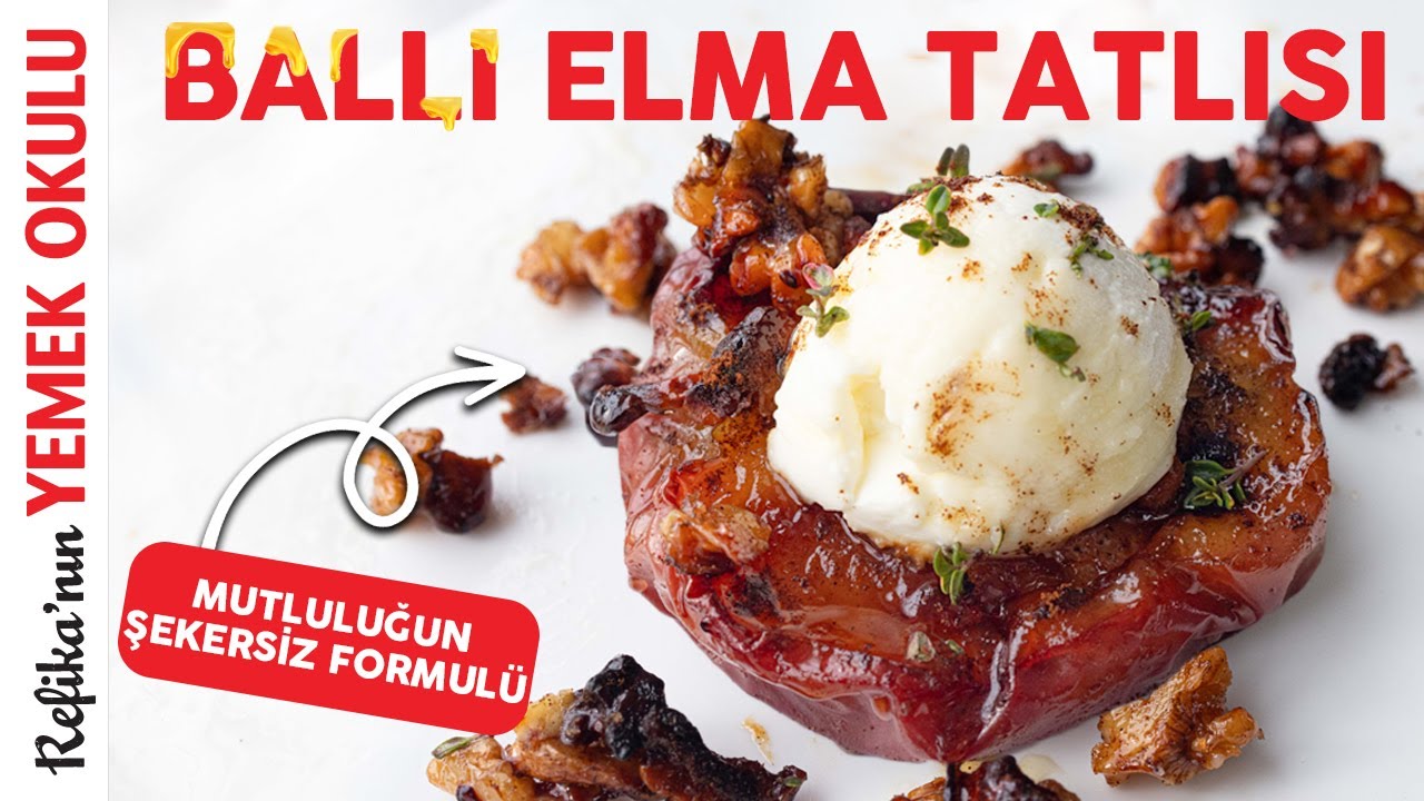 Şekersiz Pratik Elma Tatlısı Tarifi 🍎 Tatlıdan Vazgeçemeyenlere İftarda Hafif Bir Alternatif!