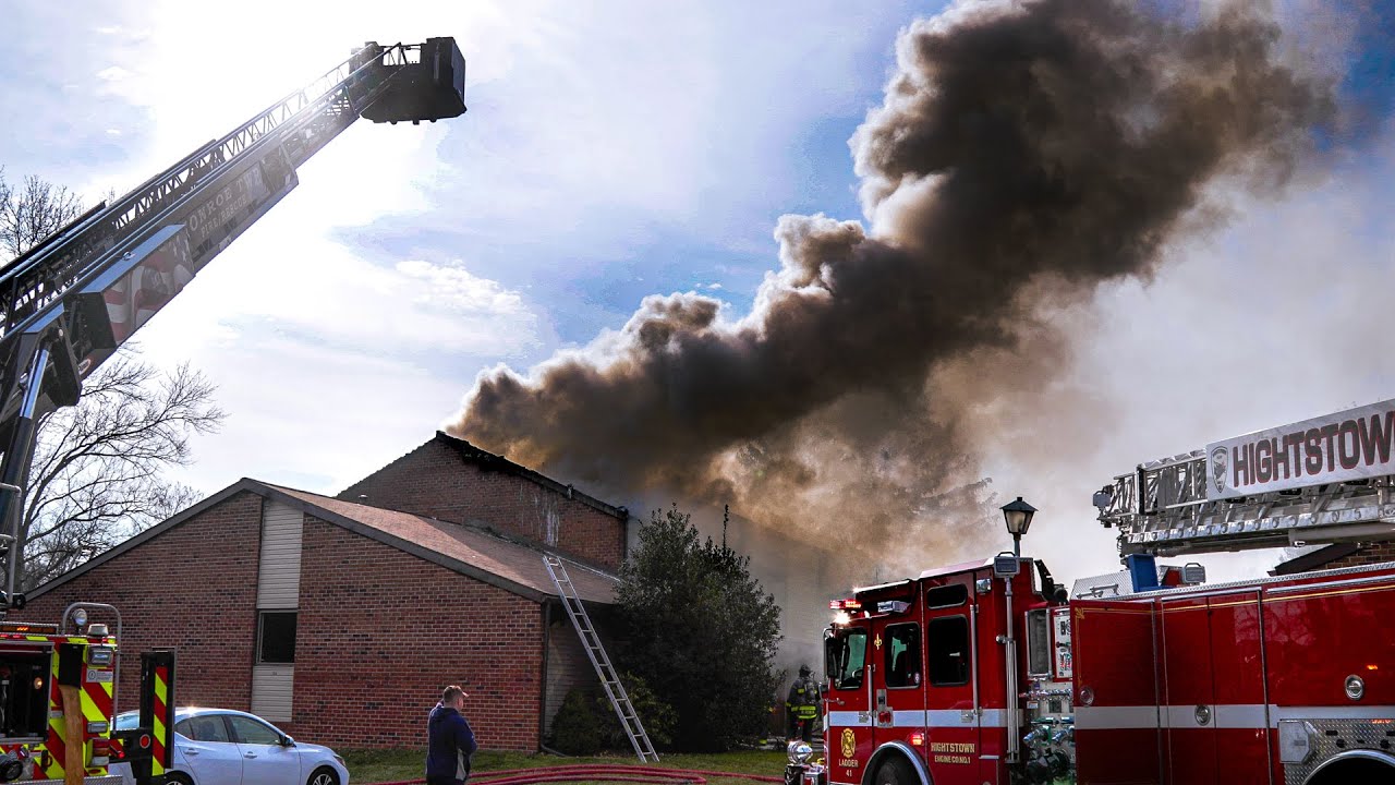 3 ALARM STRUCTURE FIRE (EXPLOSION & COLLAPSE) East Windsor, New Jersey