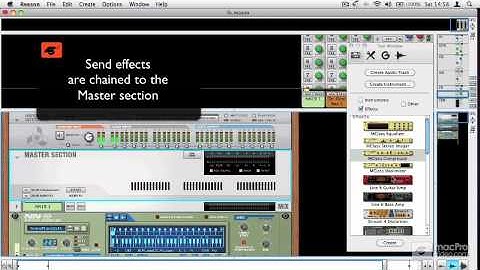 Reason 6 106: FX EQ Automation and Mixing - 2 Send Effects