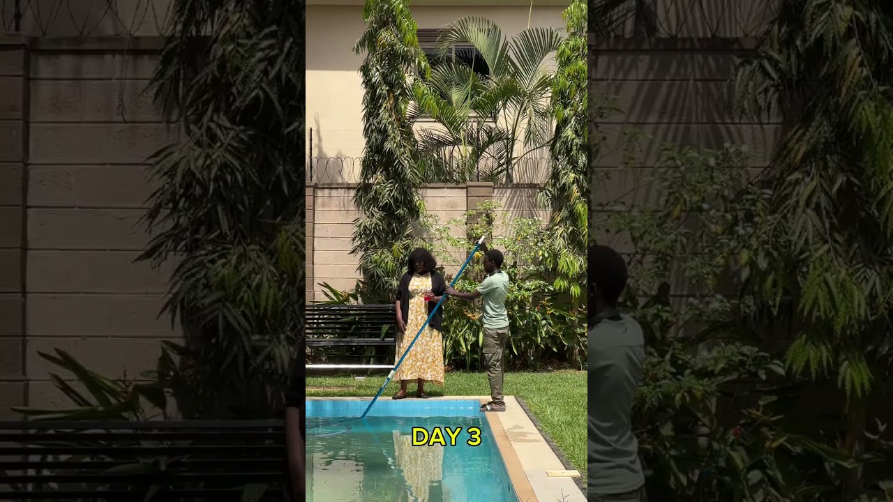 Незабываемые моменты у бассейна в уютной обстановке моего дома. Присоединяйтесь ко мне в «Моем до...