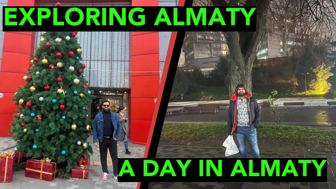 First Day in ALMATY.! Exploring ALMATY city.! Arbat Street, Indian Restaurants, wine shop