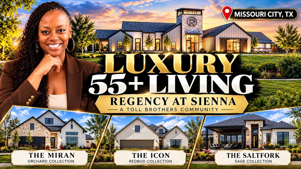 Regency at Sienna 55+ Model Home Tour & Pricing | Toll Brothers Missouri City TX