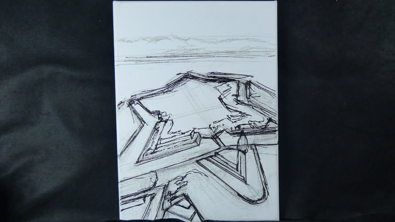 油絵】【五稜郭の春】 #油絵 #手書き #アート #絵画 #絵 #油彩画 #美術