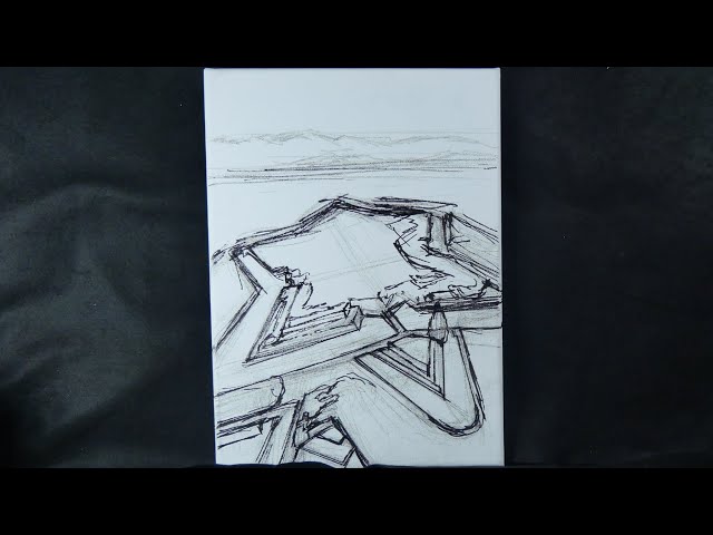 油絵】【五稜郭の春】 #油絵 #手書き #アート #絵画 #絵 #油彩画 #美術