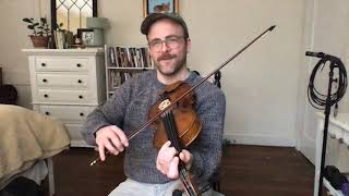 Video thumbnail of "Clyde Davenport's Five miles from town / Five miles Out of Town Fiddle Lesson from Joseph Decosimo"