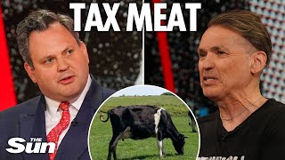 Tax MEAT so that Brits are 'steered' into going vegan, Labour donor blasts in fiery clash