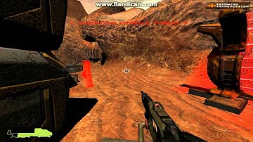 Quake 4 general difficulty playthrough Part 7  Canyon turrets