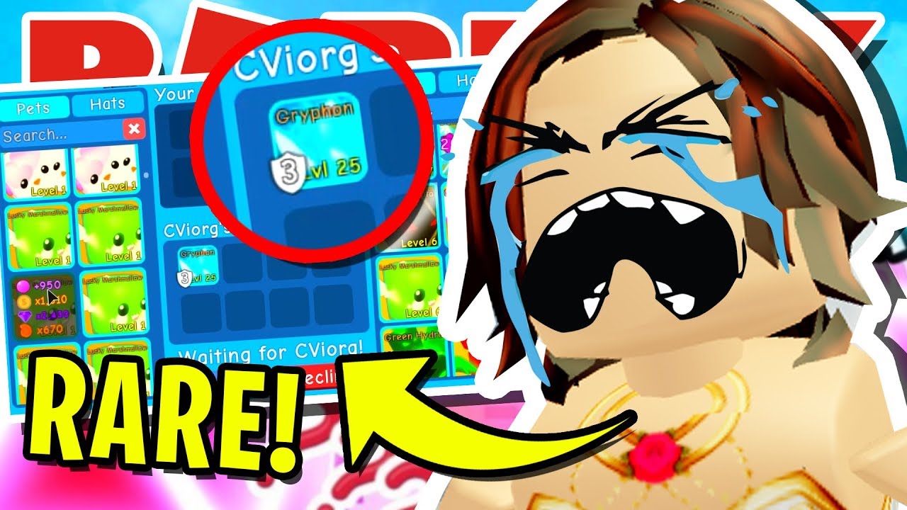 I Pranked This Roblox Bubblegum Simulator Player By Stealing Her Rare Gryphon Pet Update 25 - top calixo roblox bubble gum simulator hot calixo roblox