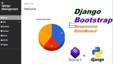 Django implement Bootstrap Responsive Dashboard