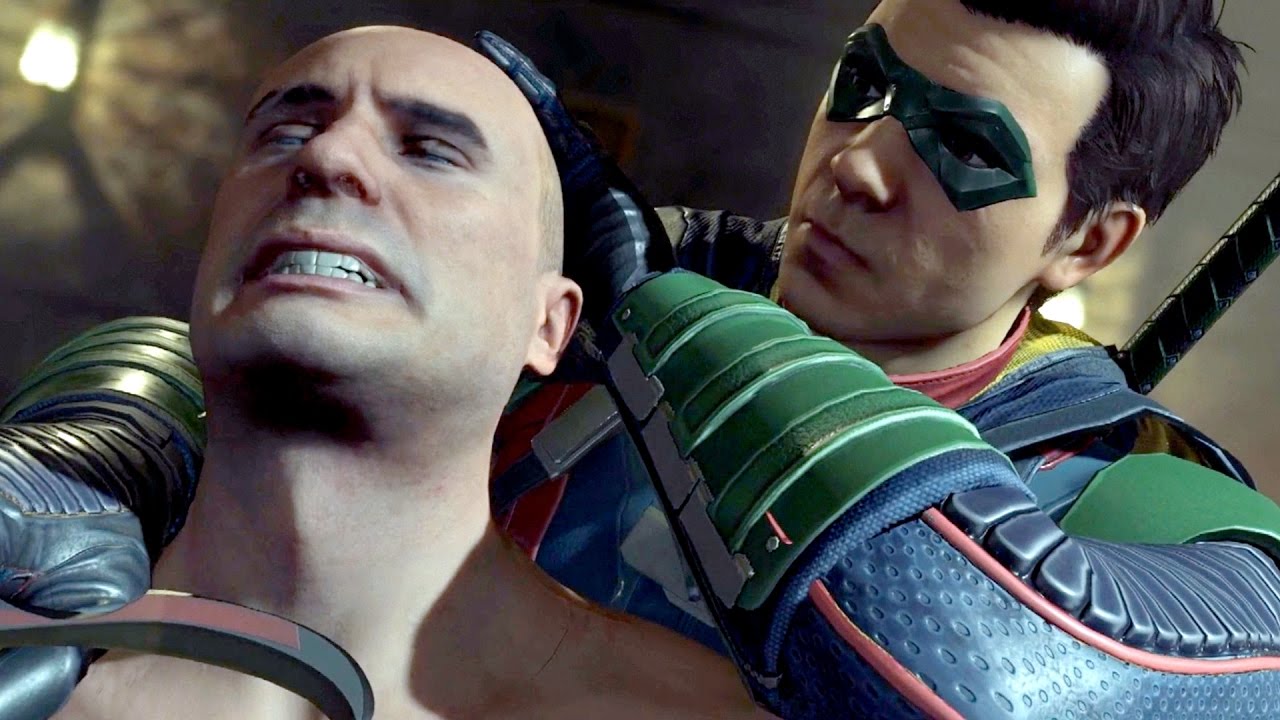 Damian Wayne Turns on his Father The Batman INJUSTICE 2