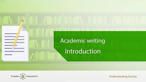Knowledge Clip Academic Writing - 1. Introduction