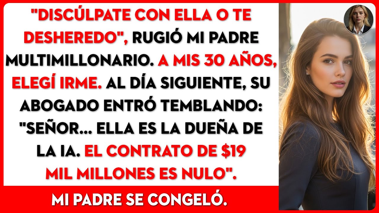 Mi padre me castigó a los 30, así que usé mi IA secreta para arruinar su imperio.