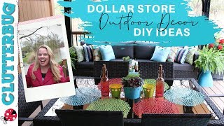 Decorate Your Patio With These Dollar Store Outdoor Decor Ideas