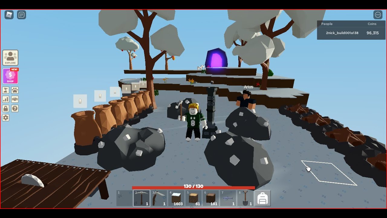 Arius (Totems) Visit My Island And Give me 1 Iron Totem So Lucky! in