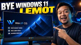 BYE BYE WINDOWS BERAT! Cara Ubah Windows Jadi RINGAN Dan KENCANG Pakai WinUP OS screenshot 3