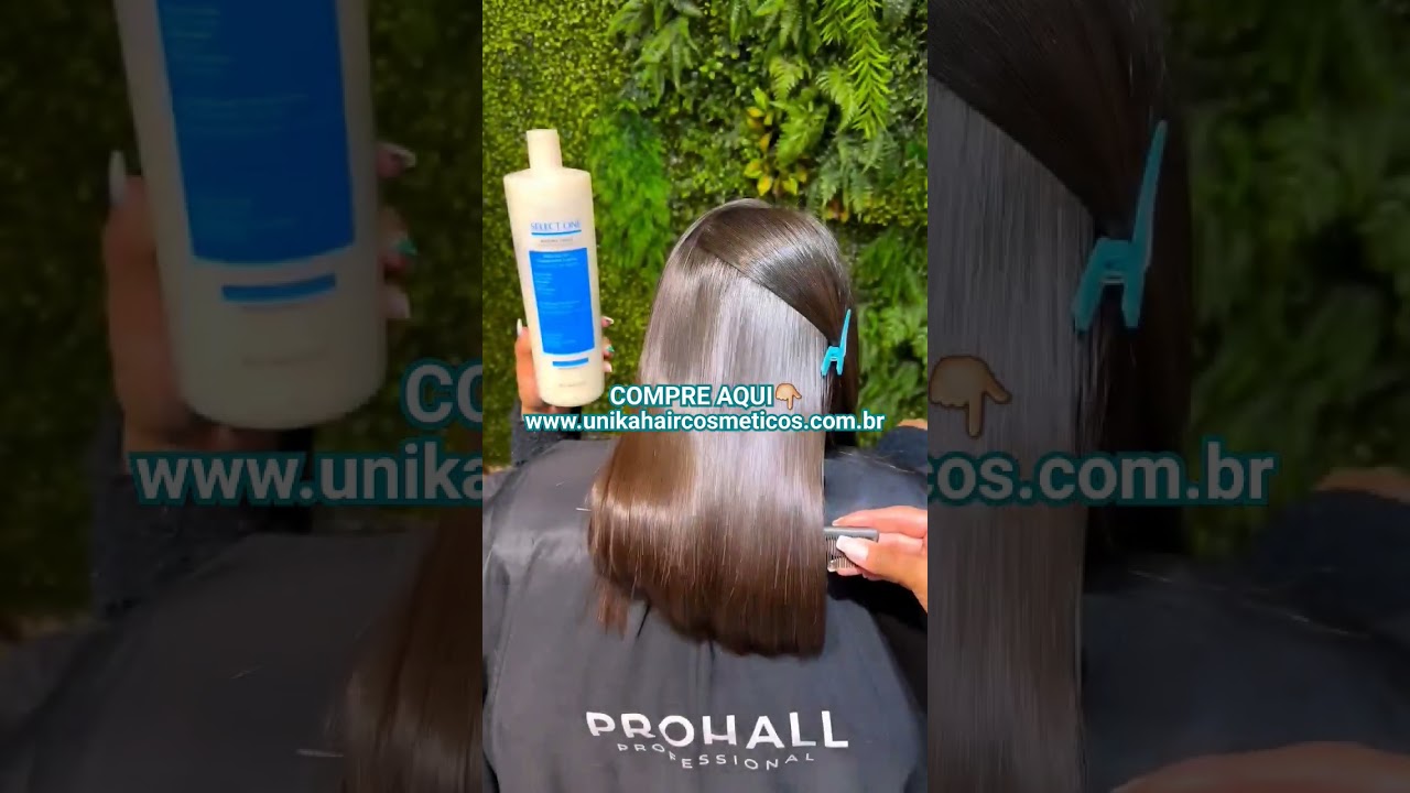 Resultado Select One #prohall #cabelo #progressiva #progressivaorganica #salaodebeleza #cabeleireira