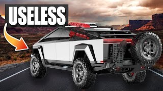 Tesla Cybertruck is USELESS for OffRoad & Overland, For Now  Cybertruck Review as Offroad Platform