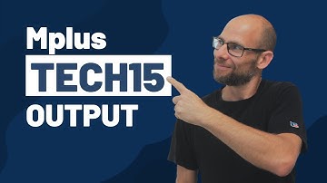 Mplus TECH15 Output for Mixture Models