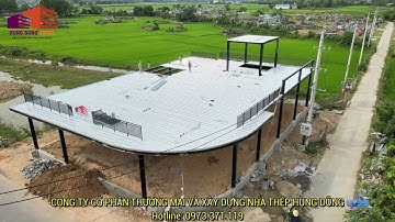 Nhà khung thép | 1,3 tỷ cho Nhà hàng tiệc cưới với 1400m2 sàn
