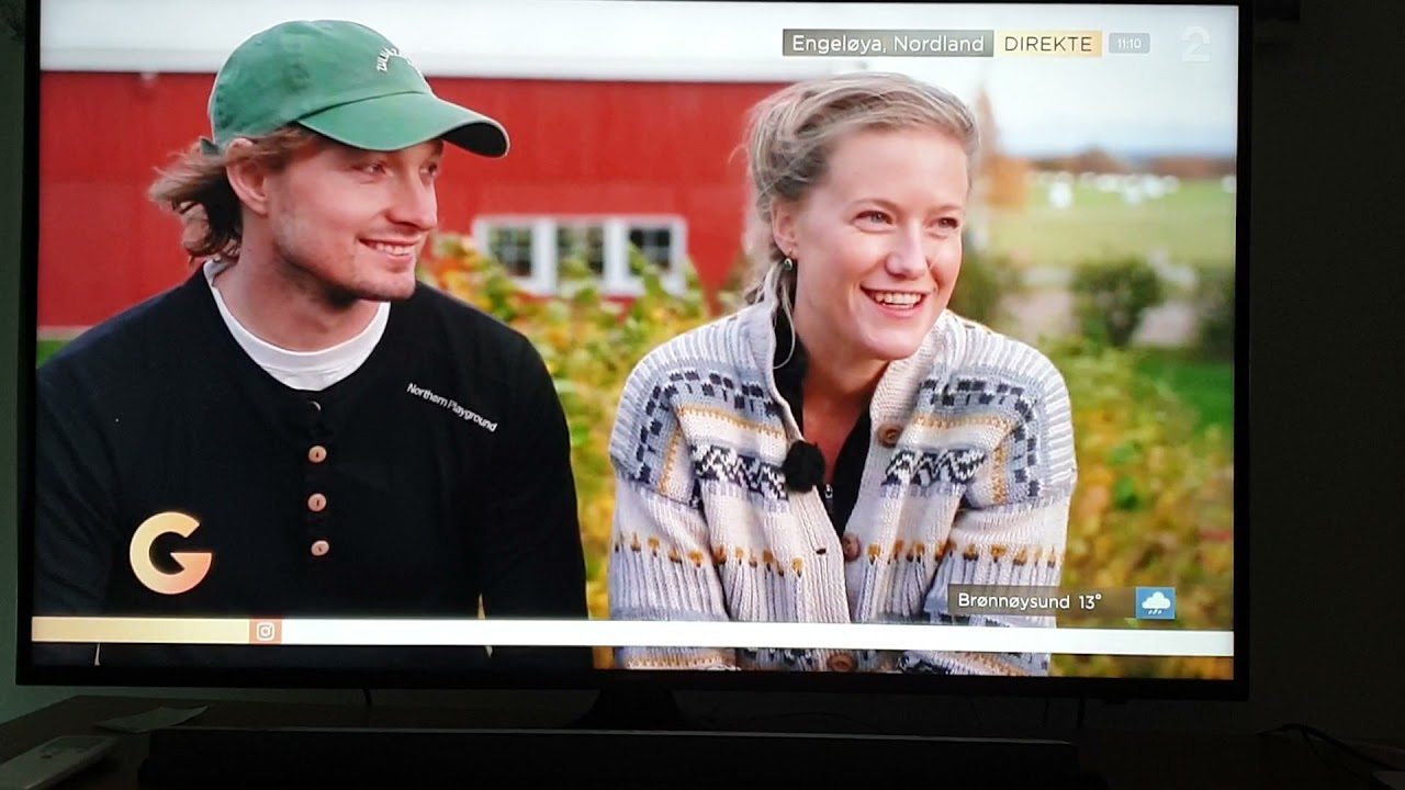 Engeløya i Steigen i Nordland med tv2 god morgen Norge's solstrålen☀️Vår Staude🌺🌿 28 sep 2021.