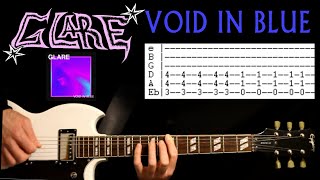 Glare Void In Blue Guitar Lesson Guitar Tab Guitar Tabs Guitar Chords Guitar Cover