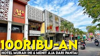CAN YOU REALLY WALK TO THE BEACH? | Budget Hotel Review in Bali | AB HOTEL KUTA