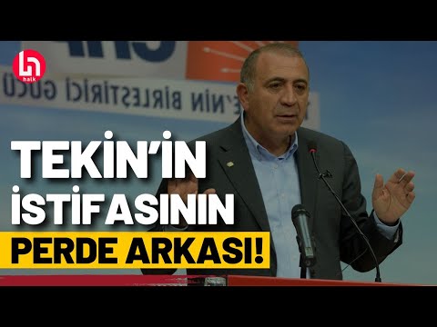 Gürsel Tekin neden istifa etti? İşte perde arkası!