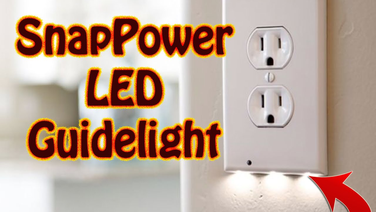 DIY How To Install SnapPower LED Guidelight Outlet Cover 