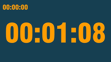 1 minute 8 second timer (with end alarm, time elapsed and progress bar)
