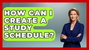 How Can I Create a Study Schedule? | Ultimate Study Hacks