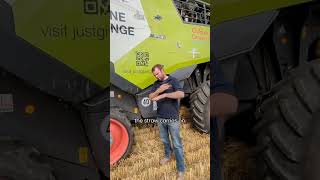 How does a combine harvester work