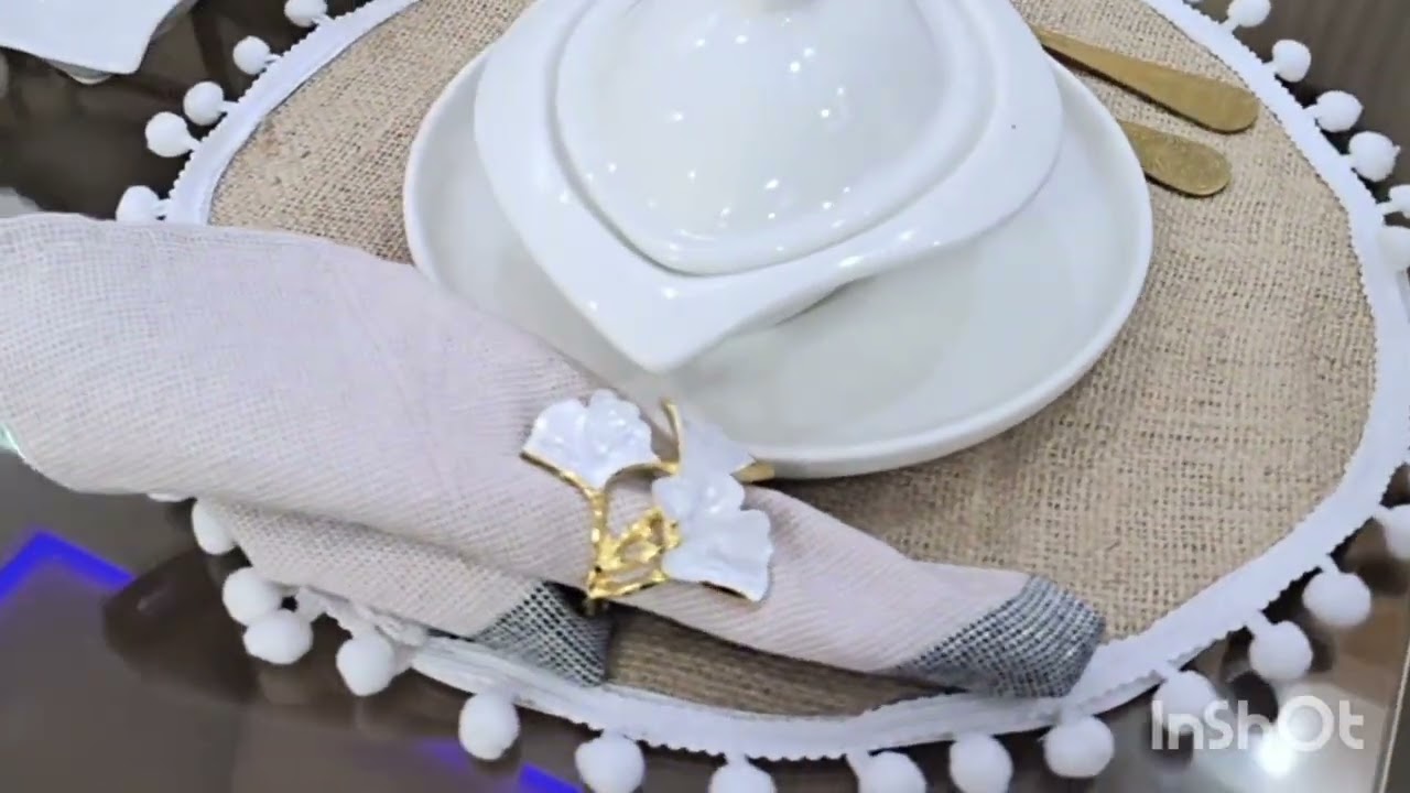 لمسة من لمساتي وجدتها للشهر الفضيل لتزيين طاولتي ان شاء الله يدخل علينا بالخير ولهناء يارب