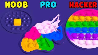 NOOB vs PRO vs HACKER - Fidget Toy Maker screenshot 1