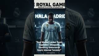 “Real Madrid Locker Room Explodes? Mbappé’s Shocking Statements Spark Internal Tension!”
