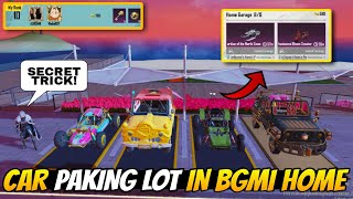 CAR PARKING LOT BGMI HOME - HOW TO USE PARKING LOT screenshot 5